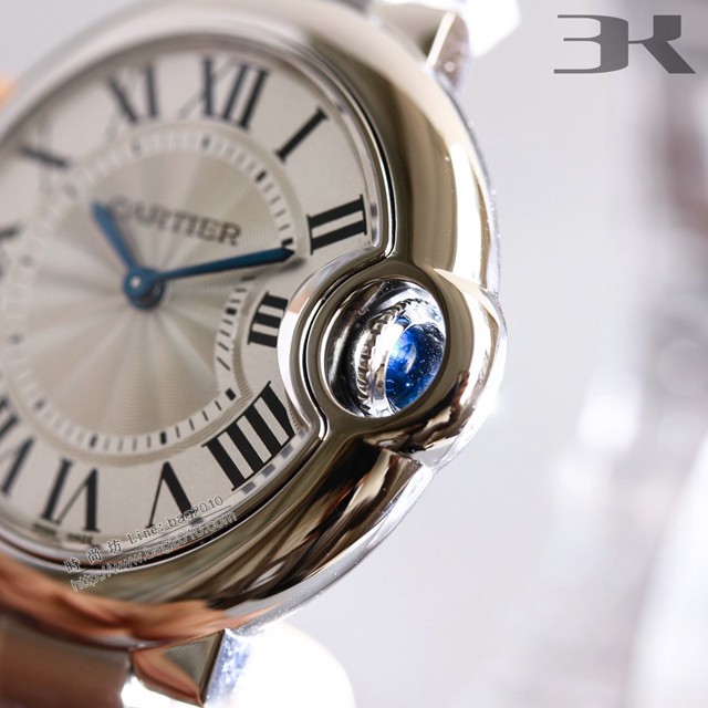 卡地亞專櫃爆款手錶 Cartier經典款藍氣球 卡地亞專櫃複刻女士腕表  gjs2213